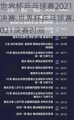 国际乒联世界杯直播 国际乒联2021年赛程-第2张图片-www.211178.com_果博福布斯